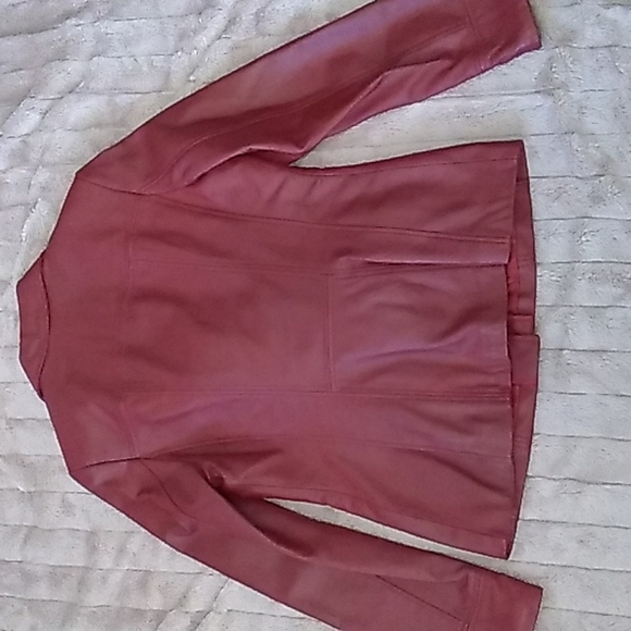 Danier, Leather Jacket, Red - Picture 5 of 10